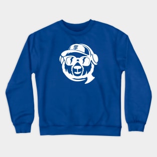 The Sound Podcast Bear (White) Crewneck Sweatshirt